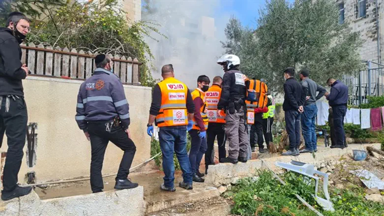 На месте пожара в Иерусалиме