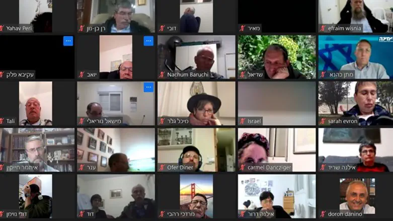 חלק ממשתתפי המפגש