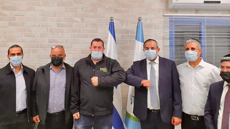 נציגי ש"ס נפגשים עם ראש מועצת שומרון