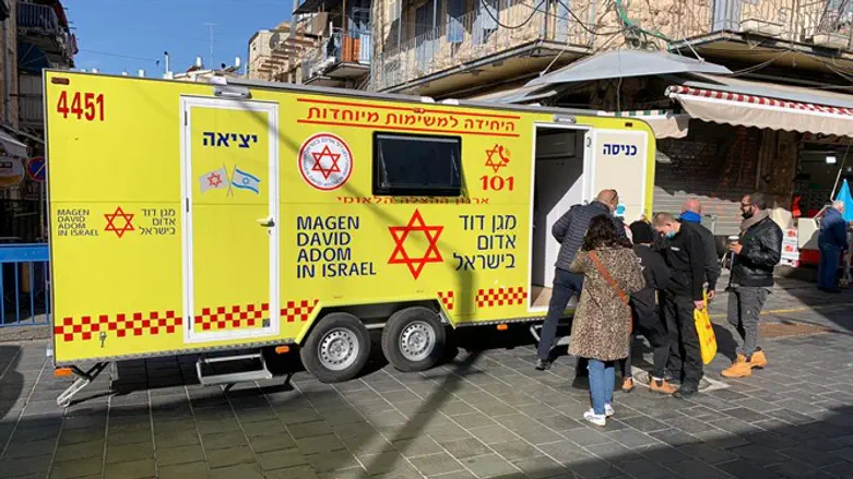 Мобильный пункт вакцинации