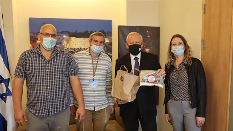 מובילי המחאה בכנסת. היום