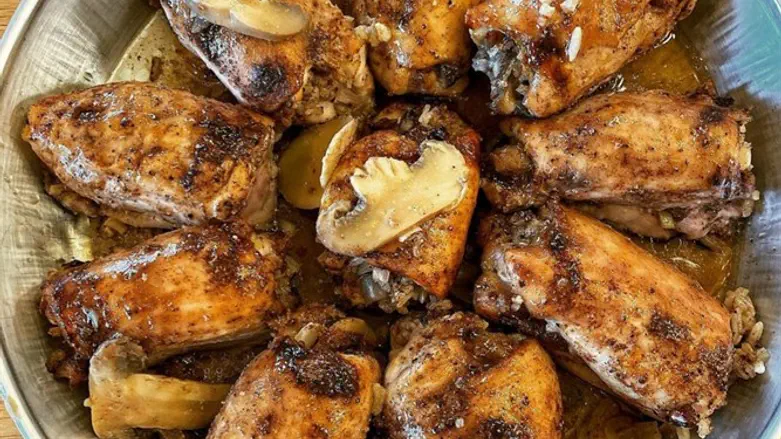 פרגיות במילוי אורז ופטריות