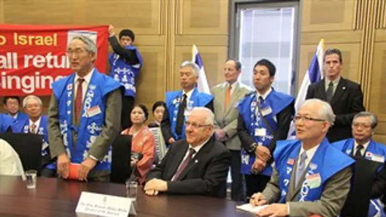 ריבלין וחברי ה'מקויה'. היום בכנסת