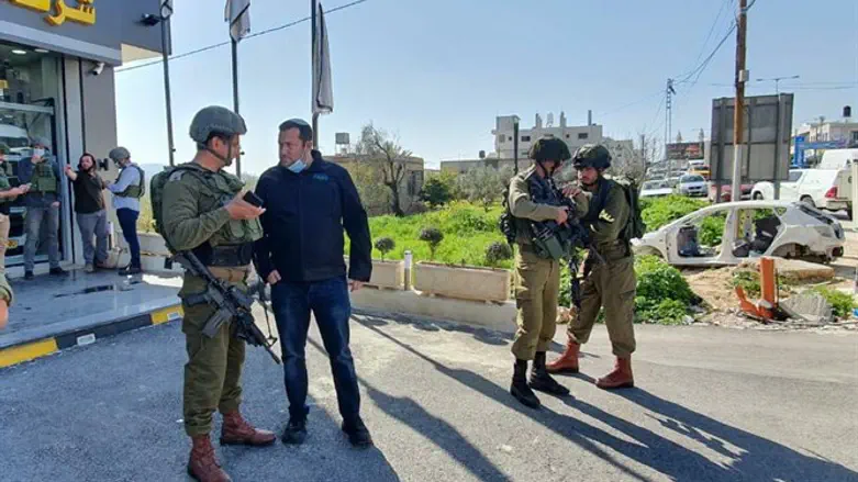 Место нападения в Самарии