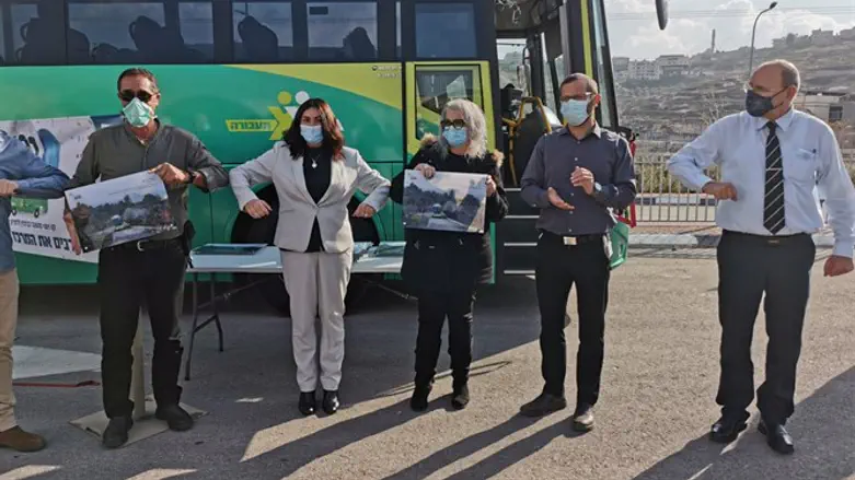 השרה רגב בחנוכת הקו