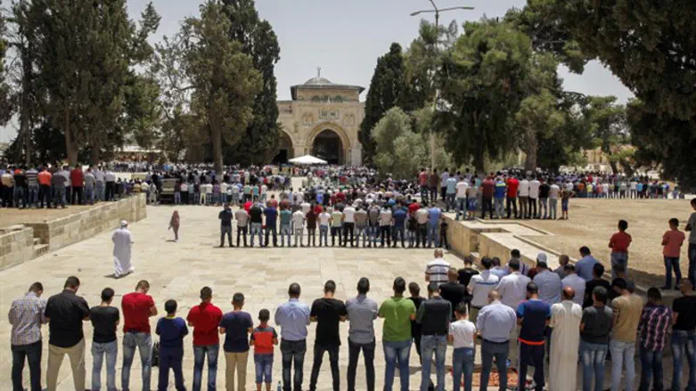 Молитва в Рамадан на Храмовой горе