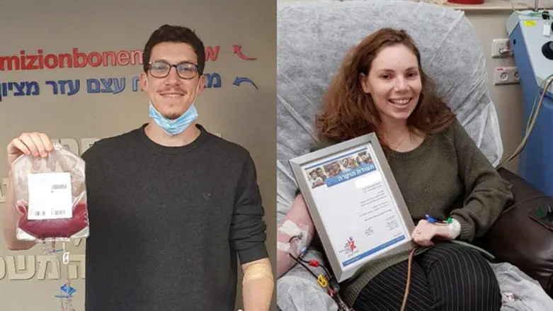 שני האחים תרמו מח עצם בהפרש שנה