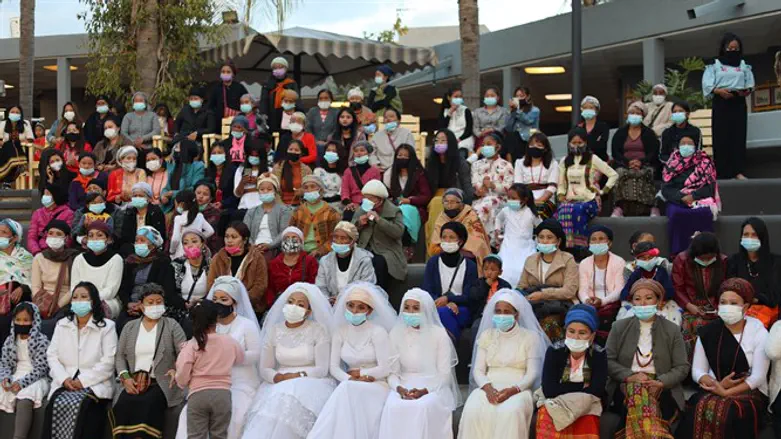 בני המנשה בטקס הסיום במרכז הקליטה בנורדיה 