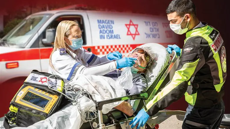 צוותי מד"א בפעולה