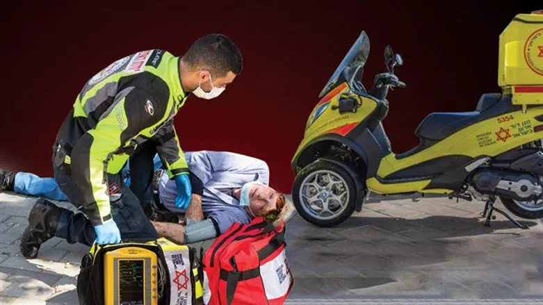 פרמדיק מד"א בפעולה