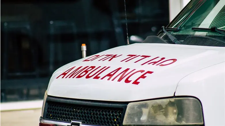 Shul Surrounded By Ambulances