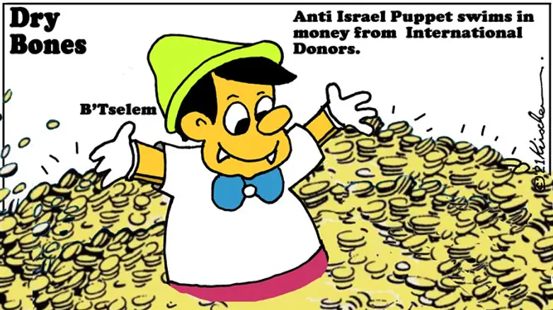 Dry Bones - Who fuels B'Tselem's lies