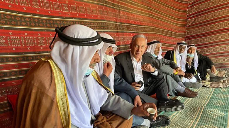 המבחן הקשה ביותר שלו מאז 2009. נתניהו בסיור בחירות בדרום