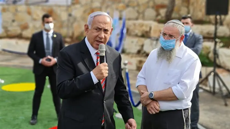 שלמה נאמן ובנימין נתניהו