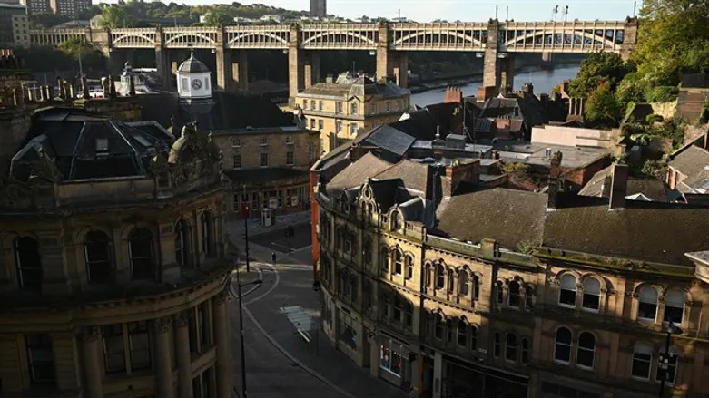 A view of Newcastle, a city in northeast England, on Sept. 29, 2020.