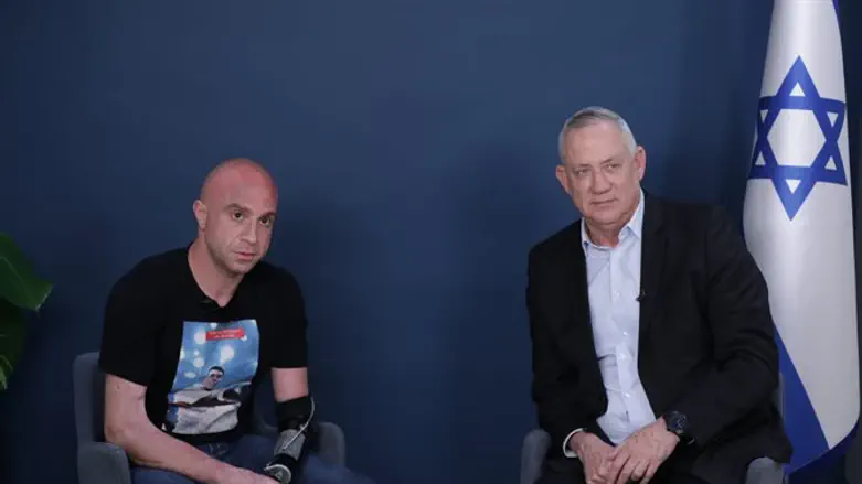 Benny Gantz and Ziv Shilon