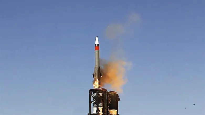 Ракета-перехватчик "Барак". Иллюстрация