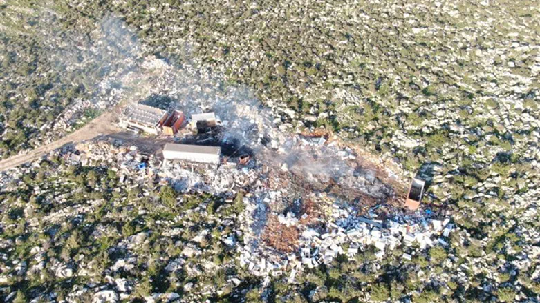 שריפת הפסולת האלקטרונית בשומרון