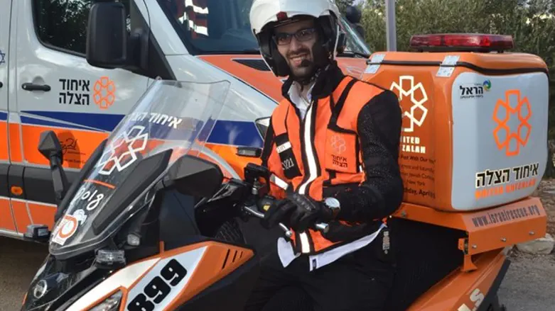 United Hatzalah volunteer EMT Daniel Malka