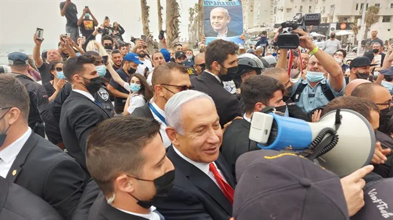 Netanyahu on election day