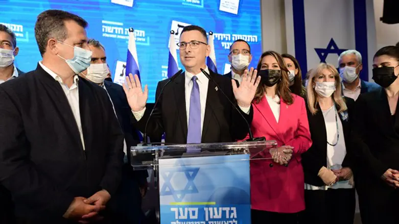 גדעון סער בליל הבחירות