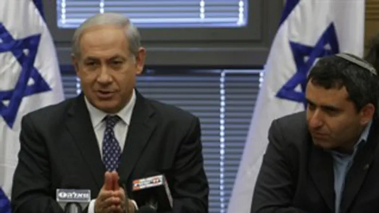 אלקין ונתניהו בימים טובים יותר