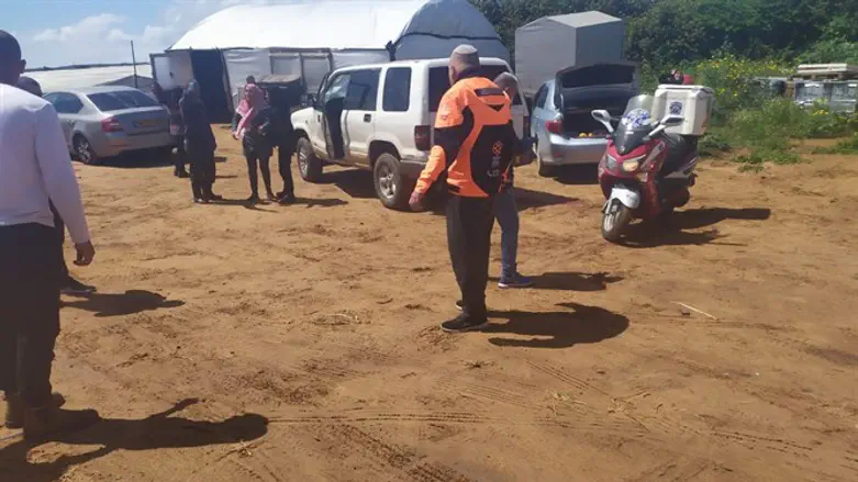 זירת התאונה