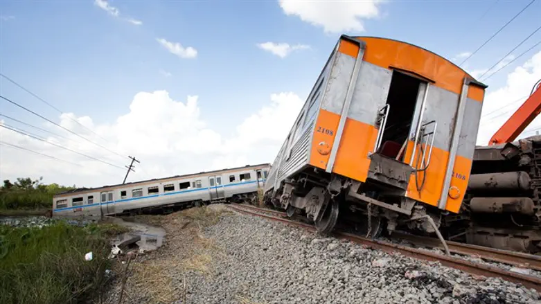 Archive photo: Train derailment