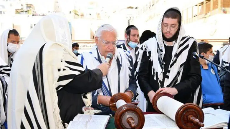 David Friedman at the Western Wall