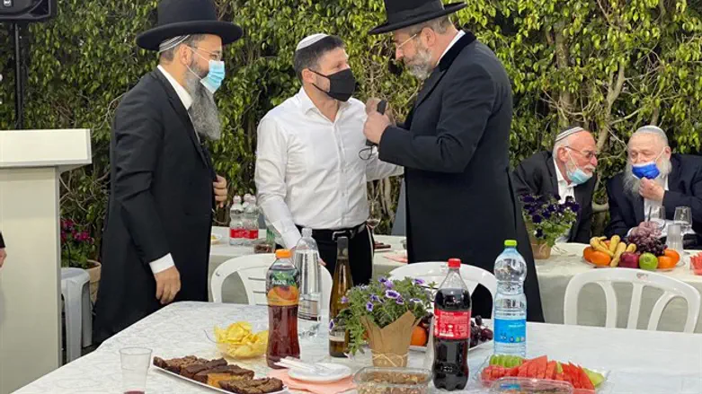 ח"כ סמוטריץ' במהלך אירוע ההכתרה