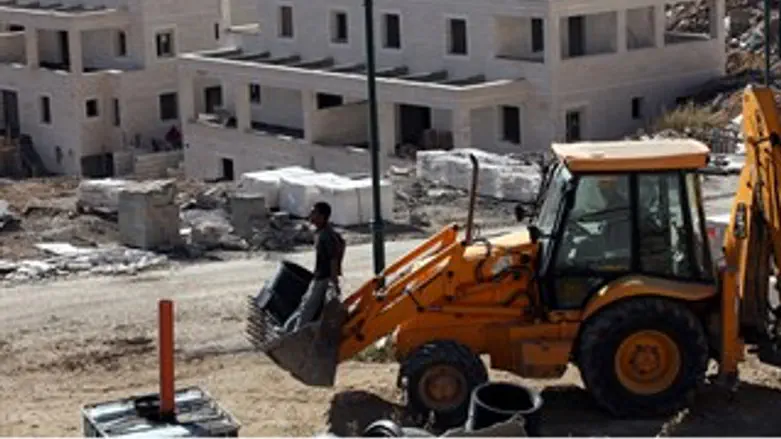 אתר בנייה באזור ירושלים