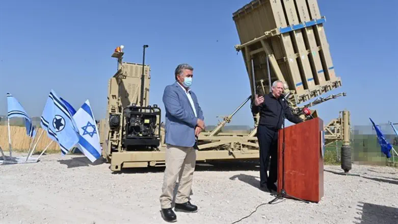 На церемонии в честь 10-летия "Железного купола"