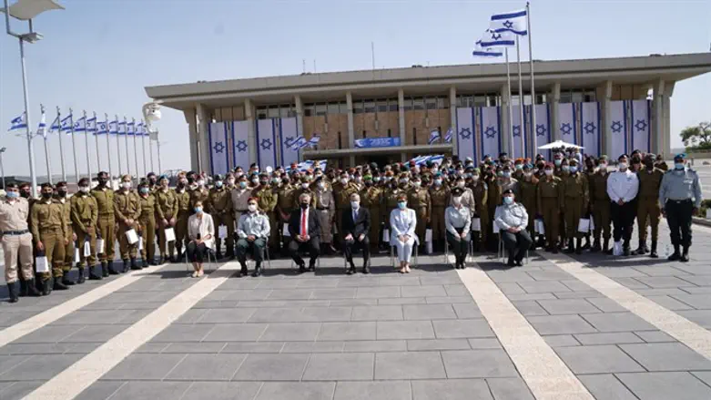 120 מצטייני הנשיא מגיעים לכנסת