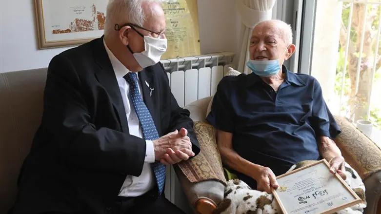 הנשיא ריבלין עם איציק יעקובי