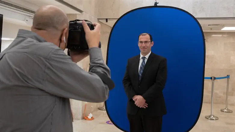 שמחה רוטמן ביום השבעת הכנסת ה-24