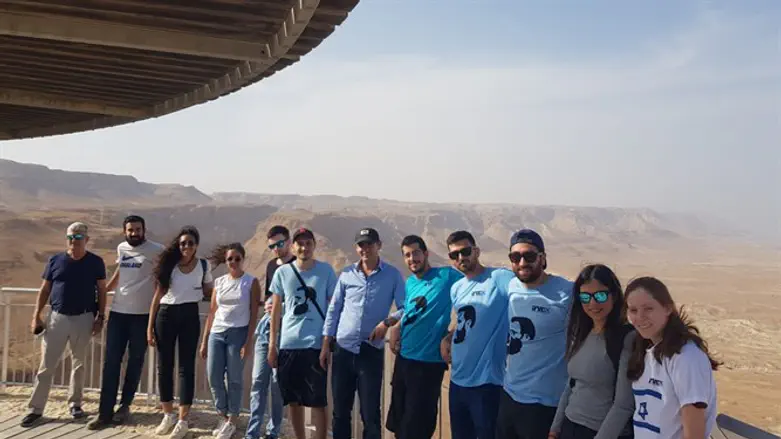 הסטודנטים במצדה