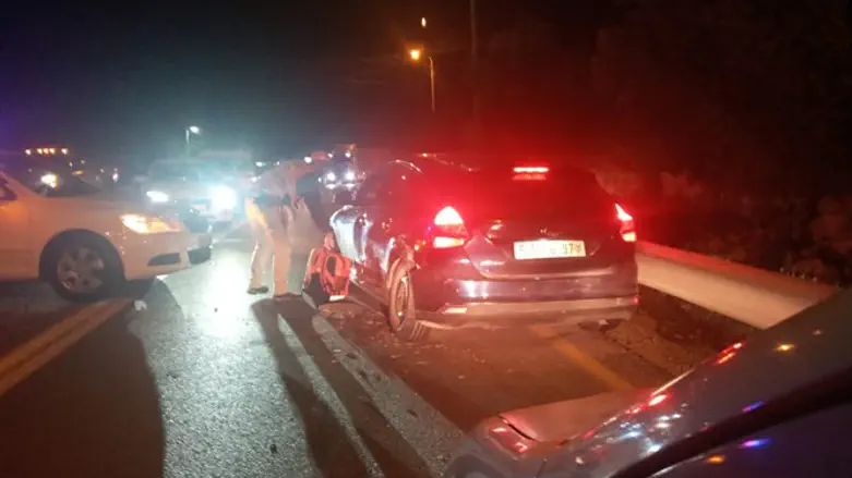 ירי ליד צומת ג'ית
