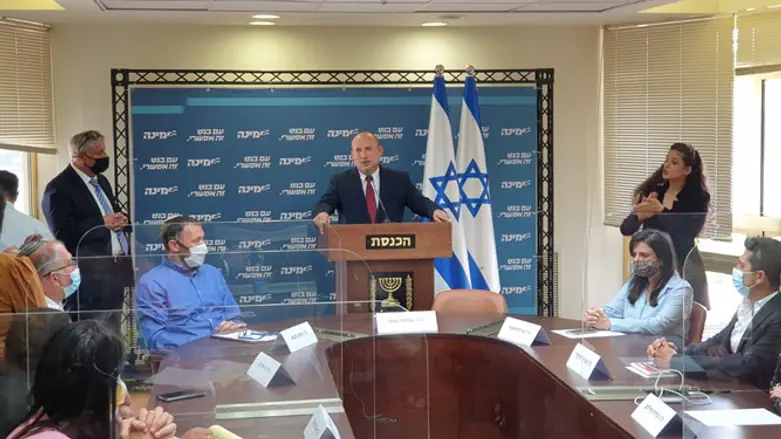בנט בישיבת סיעת ימינה