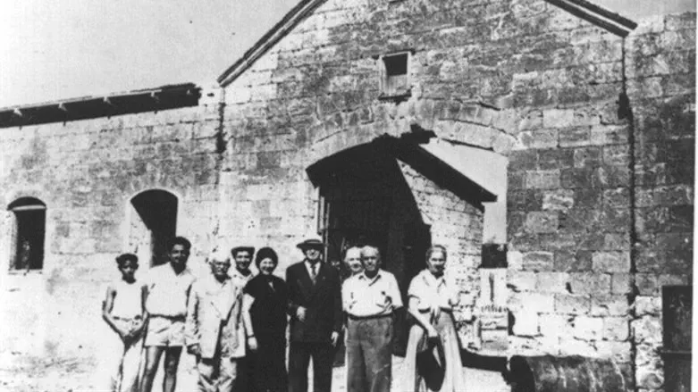 ביקור בן צבי בחווה
