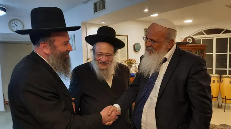 הרב דוד תורג'מן, הרב ישראל מאיר, הרב אביגדור רובינשטיין