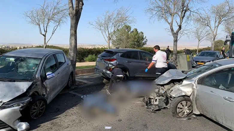 זירת התאונה