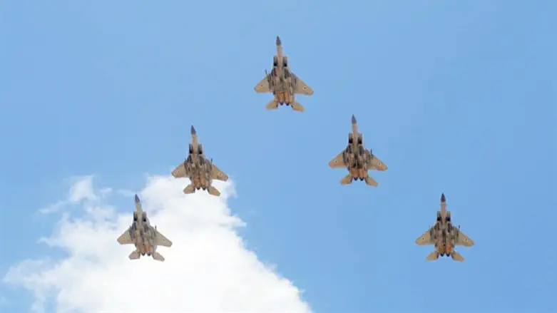 Воздушный парад. Иллюстрация