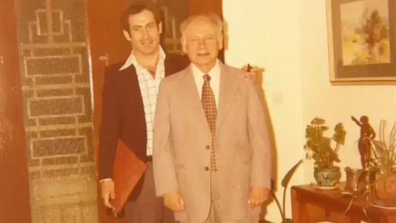 נתניהו עם אביו