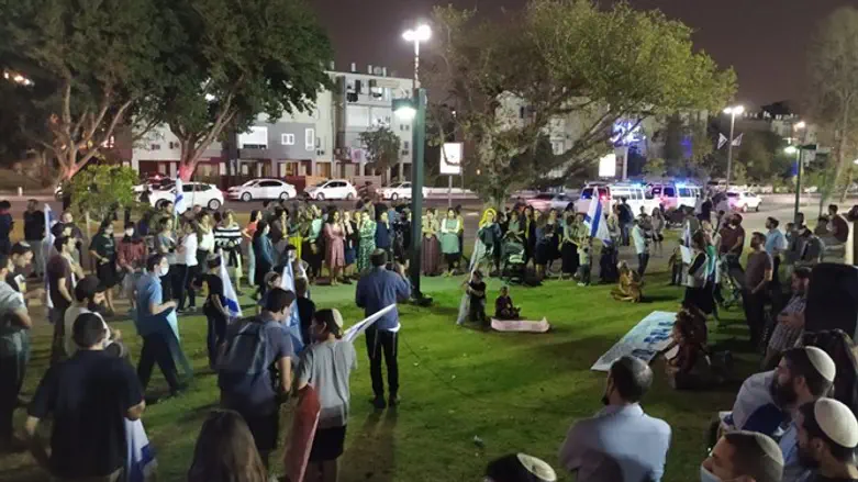 Акция протеста в Яффо