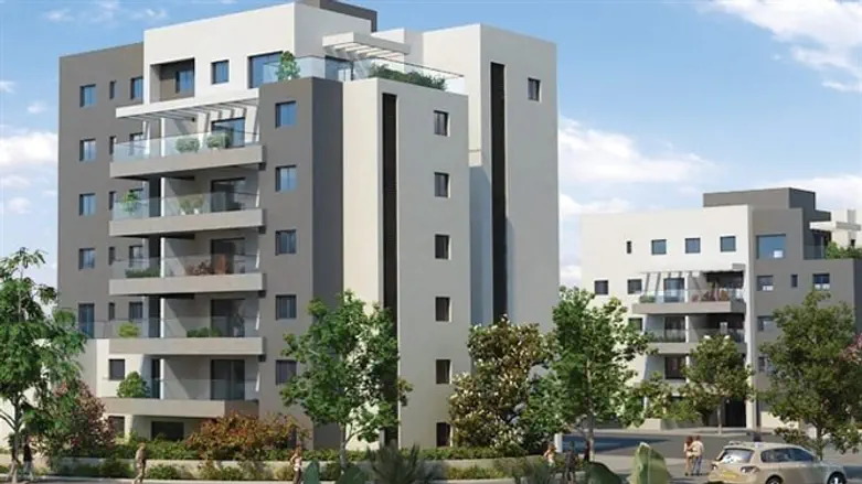 הדמיה של בניין בפרויקט