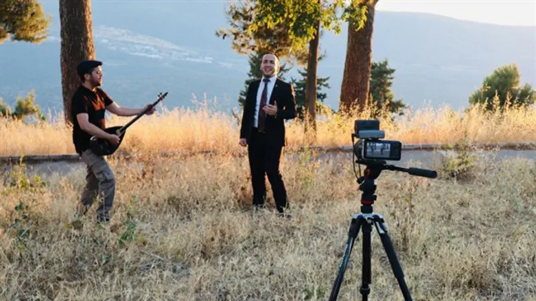 אלעד ותומר בצילומי הקליפ