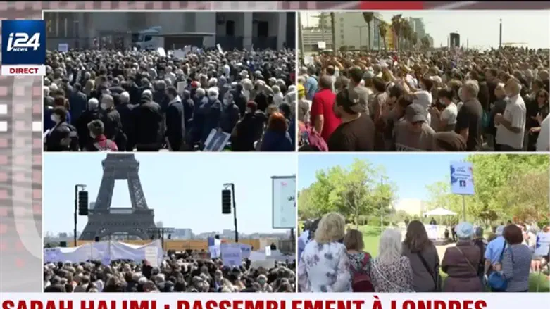 Sarah Halimi protests