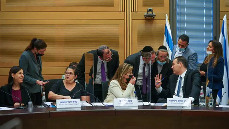 Обсуждение в организационной комиссии Кнессета