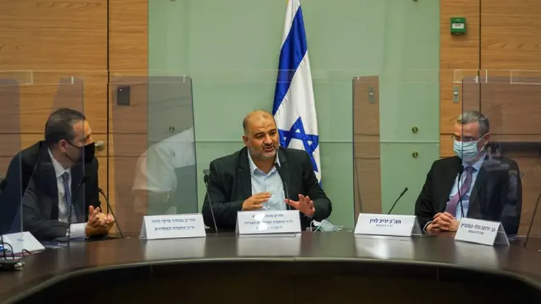לוין וזוהר עם מנסור עבאס