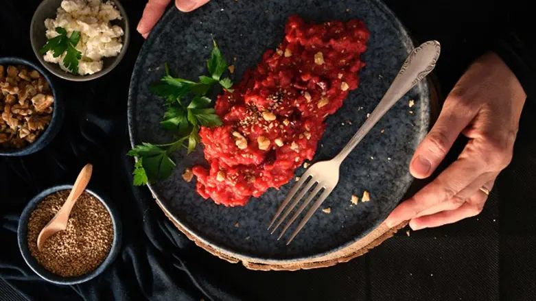 ריזוטו סלק, גבינות ויין